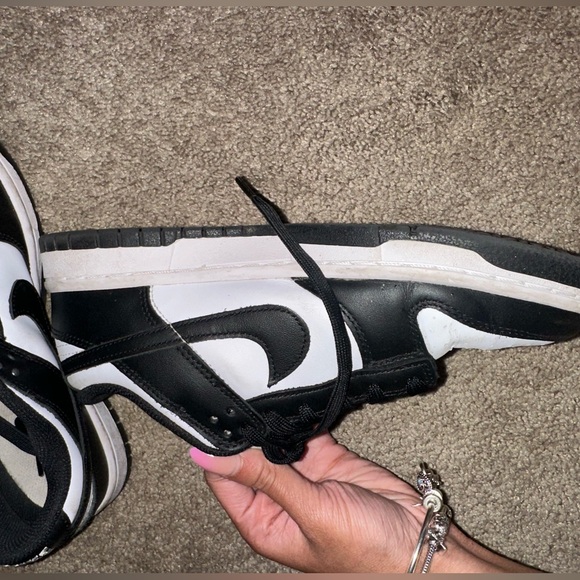 Womens Dunk Low Black/White - Picture 6 of 16